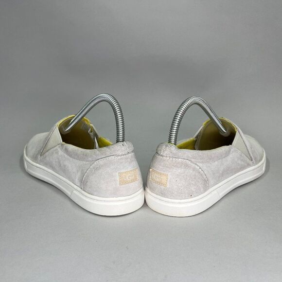 UGG Kitlyn Shoes Women's Size 8 Grey Suede Classic Slip On Loafers Sneakers - Picture 6 of 10